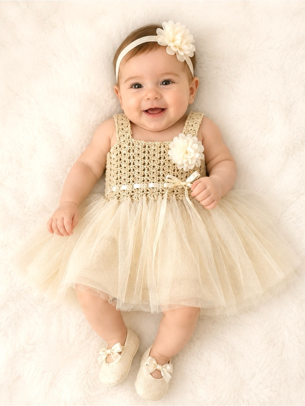 Elly and Emmy Baby Girl Dress 0-6 Mo